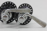 Shimano Dura Ace HS-731 / HS-831 Hubset: 36H x 120mm - Low Flange - 1st Gen Black 1970's  - QR Skewers (Near Mint)