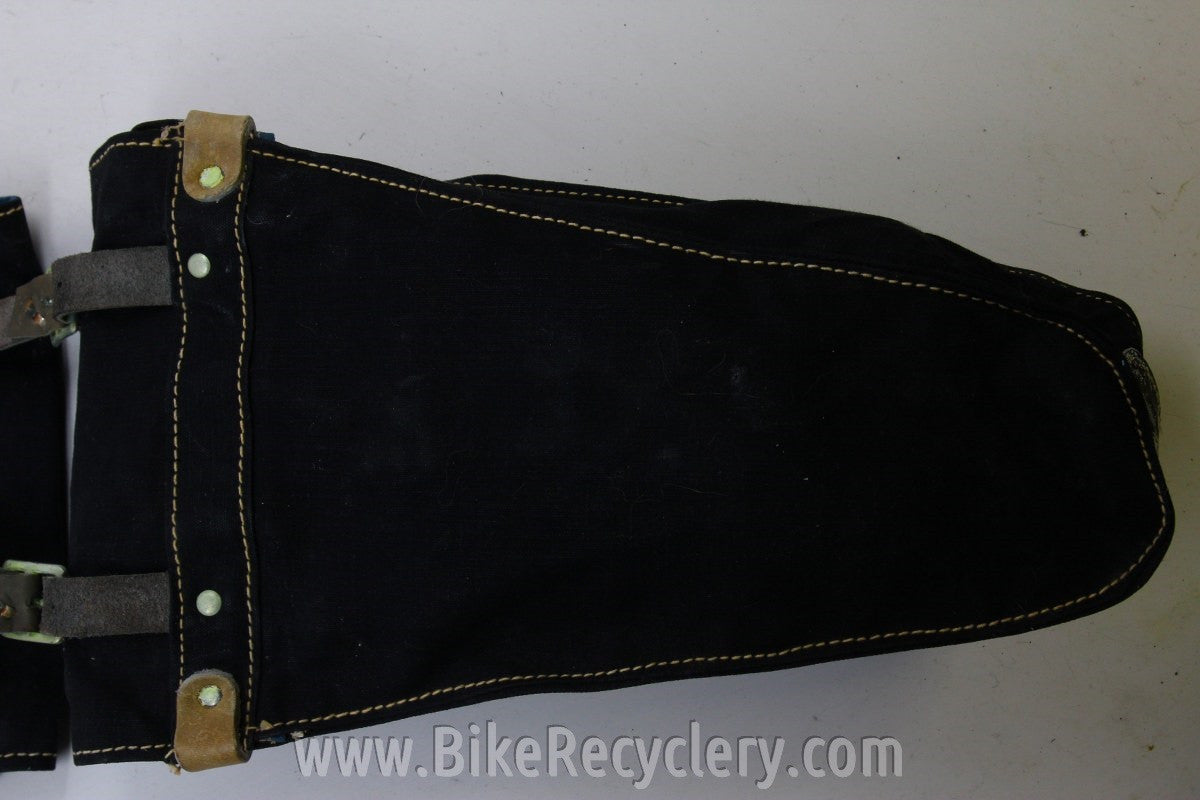 NOS Karrimor Pannier Bags: Black Canvas