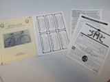 Rivendell / Bridgestone Catalog LOT: Riv-Reader BOB Mag, Near Complete 52 Piece, A Wealth of Bicycle Knowledge!
