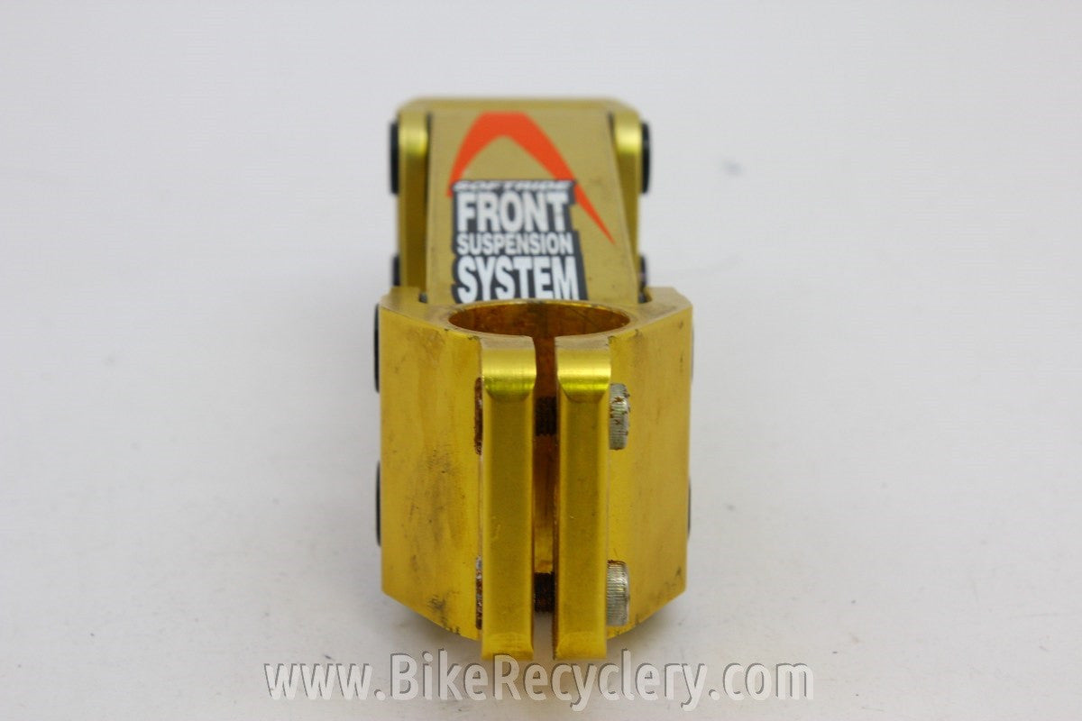 Softride Threadless Stem: Gold, 135mm x 26mm, 1 1/8"