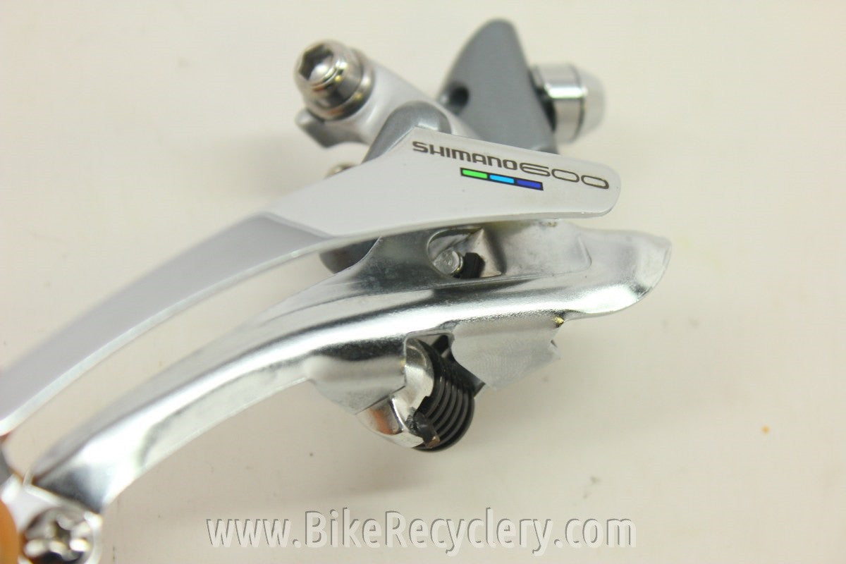 NOS Shimano 600/Ultegra Tri-Color Front Derailleur: FD-6400, Braze On