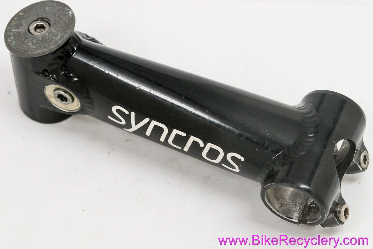 Syncros Cattleprod Threadless Stem: 1 1/8" x 140mm x 25.4mm x 0D- Top Cap - Black (EXC)