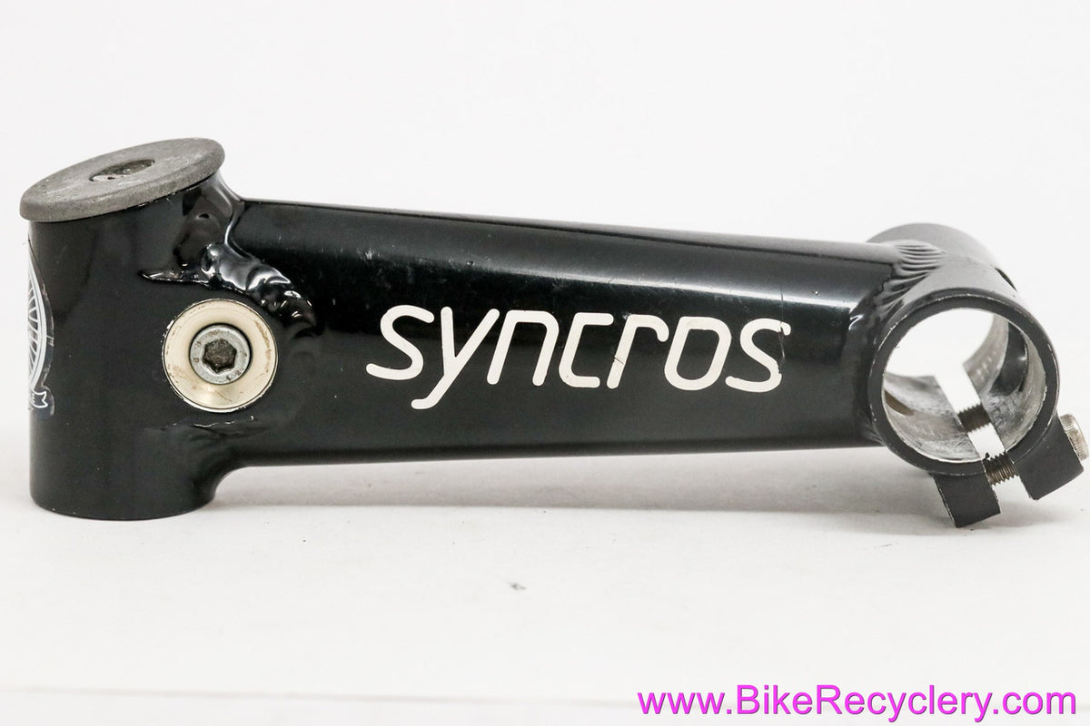 Syncros Cattleprod Threadless Stem: 1 1/8" x 140mm x 25.4mm x 0D- Top Cap - Black (EXC)