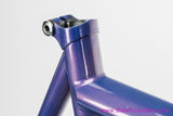 Skip Hujsak Time Trial Frameset + 24" Wheels: 55cm x 57cm - Columbus Max - Winners 2000 / Sun Mistral - Purple Pearlescent