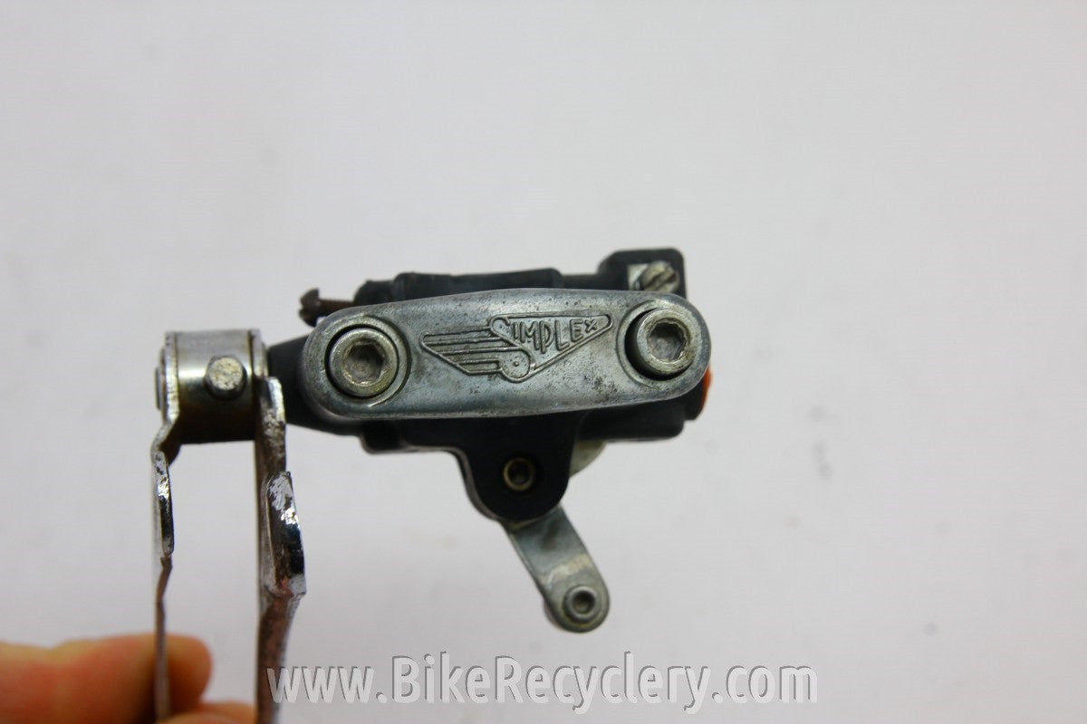 Simplex Mini Group: Clamp on Downtube Shifters, Front Derailleur, Push Rod Front Derailleur