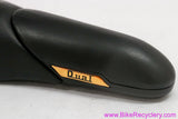 NOS Selle Italia Dual Saddle: Wild Suspension Nose! Vintage Early 1990's - Black Leather