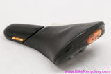 NOS Selle Italia Dual Saddle: Wild Suspension Nose! Vintage Early 1990's - Black Leather