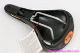 NOS Selle Italia Dual Saddle: Wild Suspension Nose! Vintage Early 1990's - Black Leather