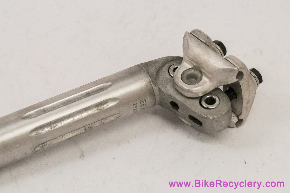 NOS Zeus Fluted Seatpost: 26.6mm - Two Bolt - Alloy Clamp (shop wear)