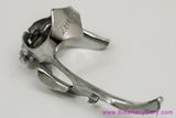 NOS Zeus Ref 14 Downtube Twin Cable Guide: Campagnolo 626/A Clone - Clamp On - Chrome