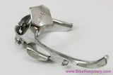 NOS Zeus Ref 14 Downtube Twin Cable Guide: Campagnolo 626/A Clone - Clamp On - Chrome