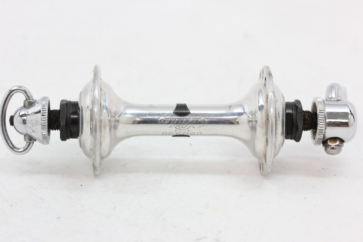 Campagnolo #1034 Nuovo/Super Record Front Hub: Low Flange - 28H - QR Skewer (Take-Off)