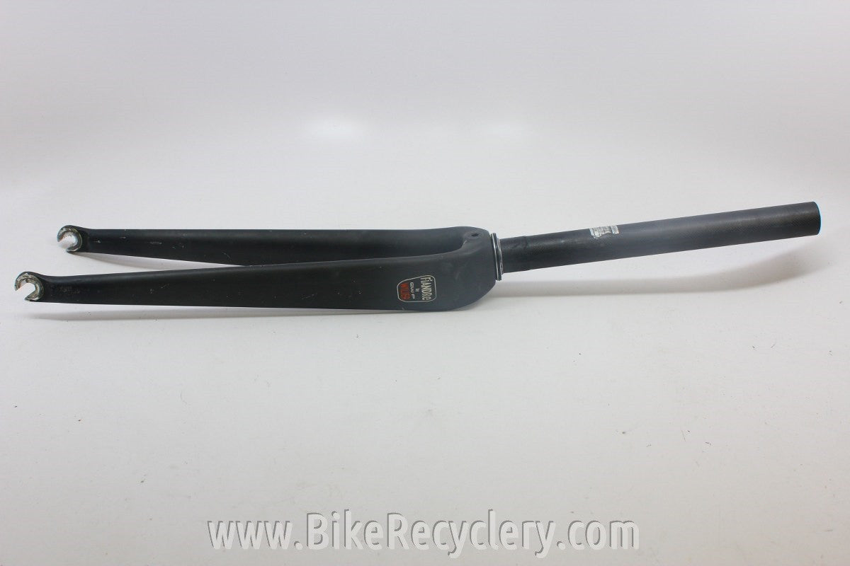 Wilier Fiandre Aero Carbon Fork: 1 1/8" Threadless,  700c, Flat Black