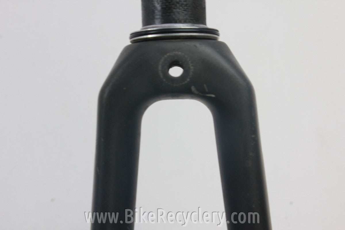 Wilier Fiandre Aero Carbon Fork: 1 1/8" Threadless,  700c, Flat Black