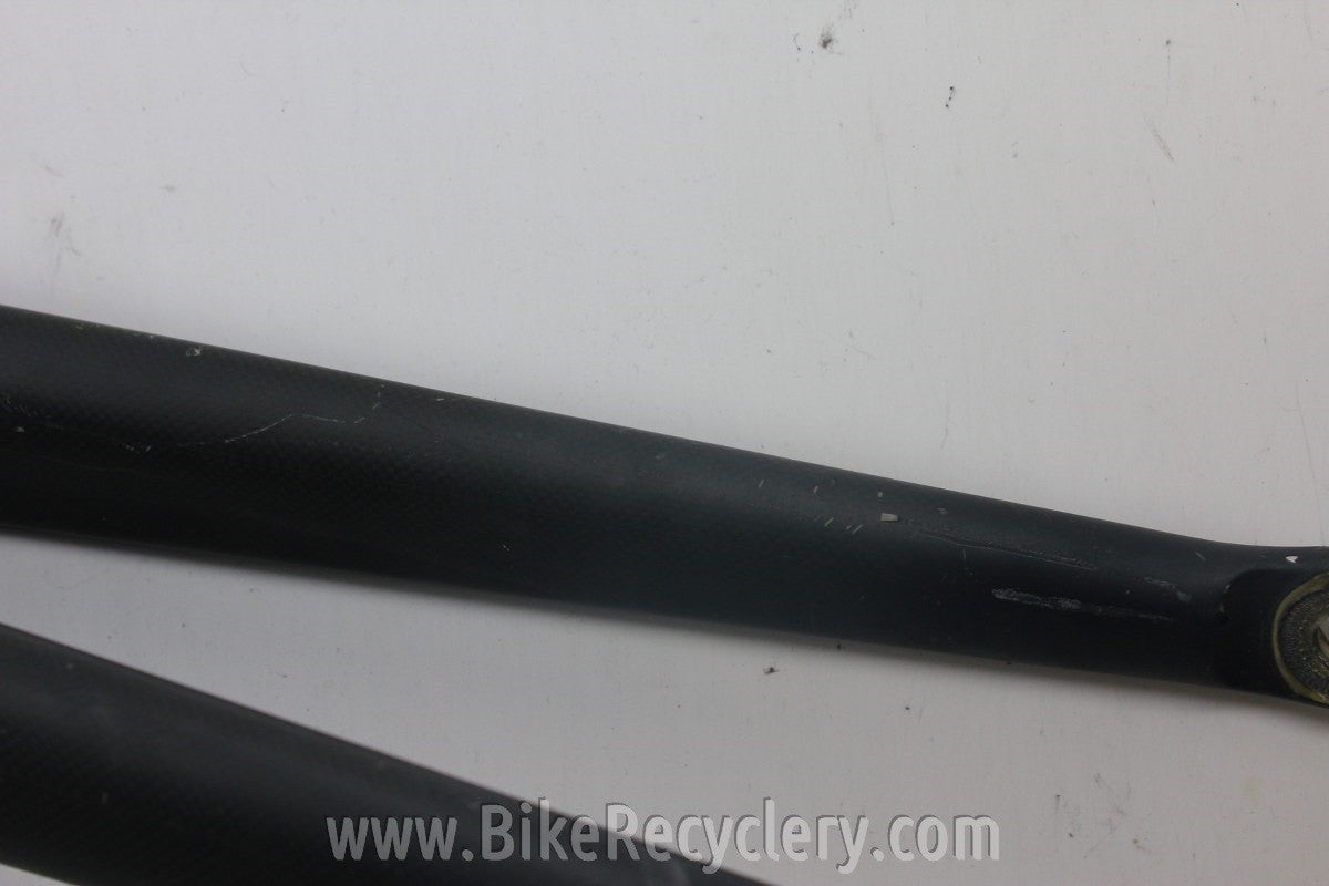 Wilier Fiandre Aero Carbon Fork: 1 1/8" Threadless,  700c, Flat Black