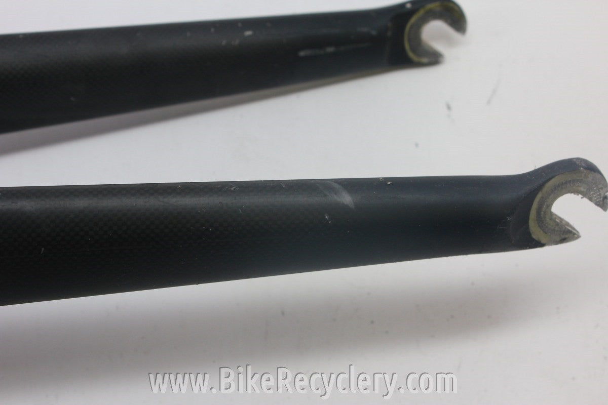 Wilier Fiandre Aero Carbon Fork: 1 1/8" Threadless,  700c, Flat Black