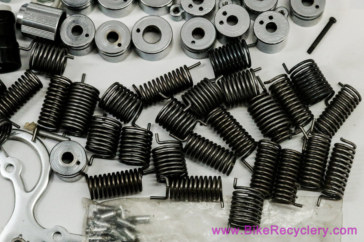 Zeus Rear Derailleur Spare Parts LOT: Springs Knuckles Bolts Cages Jockey etc (Mostly NOS)