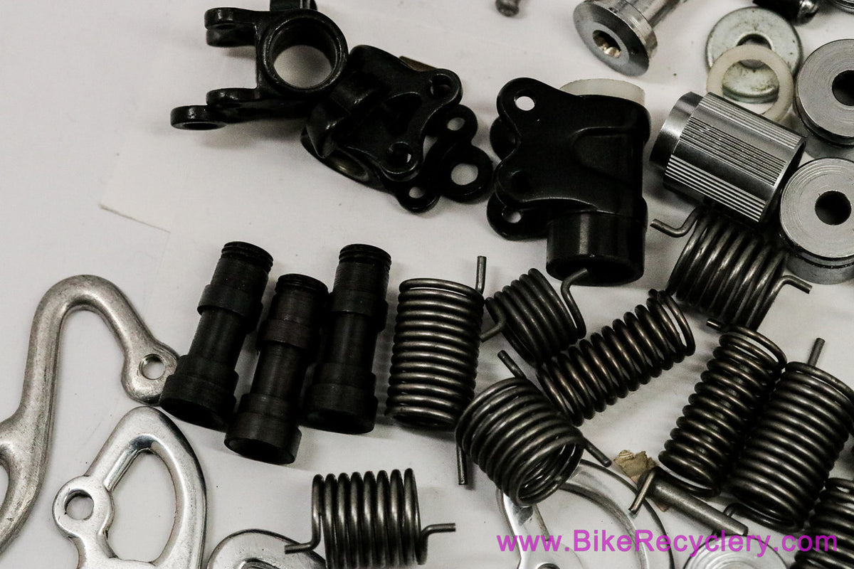 Zeus Rear Derailleur Spare Parts LOT: Springs Knuckles Bolts Cages Jockey etc (Mostly NOS)