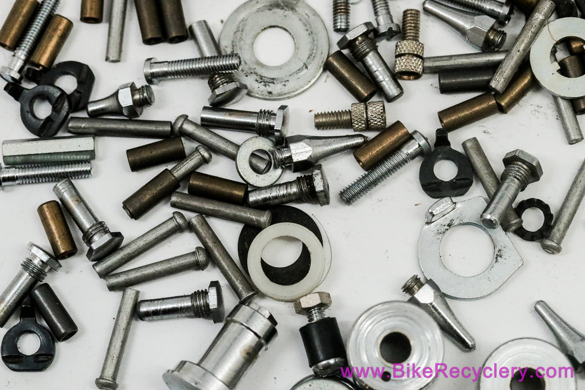 Zeus Rear Derailleur Spare Parts LOT: Springs Knuckles Bolts Cages Jockey etc (Mostly NOS)