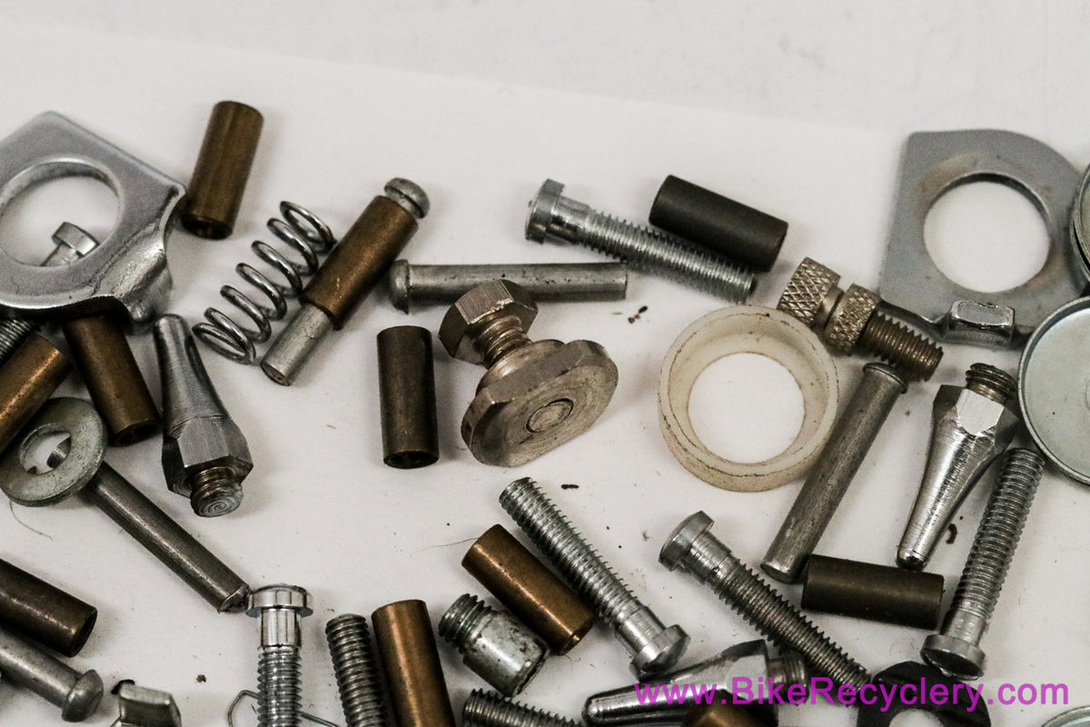 Zeus Rear Derailleur Spare Parts LOT: Springs Knuckles Bolts Cages Jockey etc (Mostly NOS)