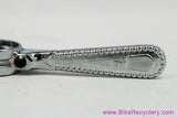 NOS Zeus Downtube Shifter Lever Blade: Left/Front Side - Polished (Sold Individually)