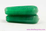 NOS Zeus Downtube Shifter Lever Covers: Green (Pair)