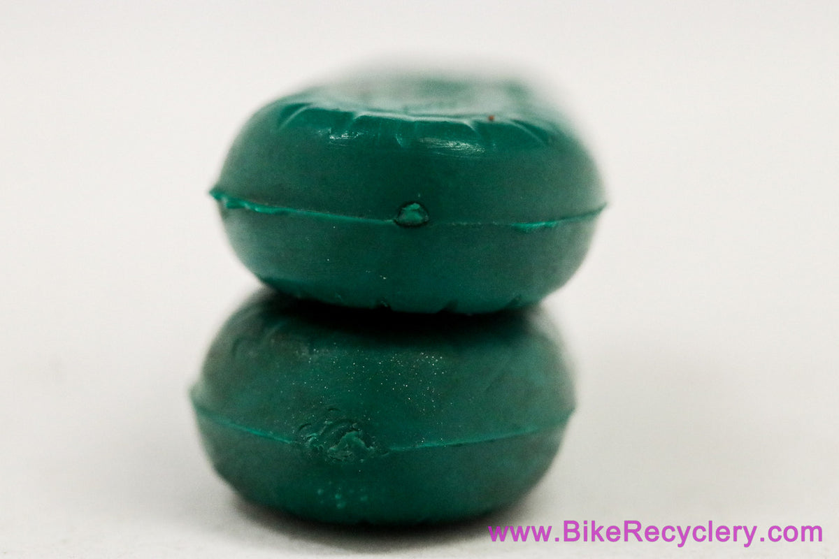 Zeus Downtube Shifter Lever Covers: Deep Teal / Turquoise (Near Mint+, Pair)
