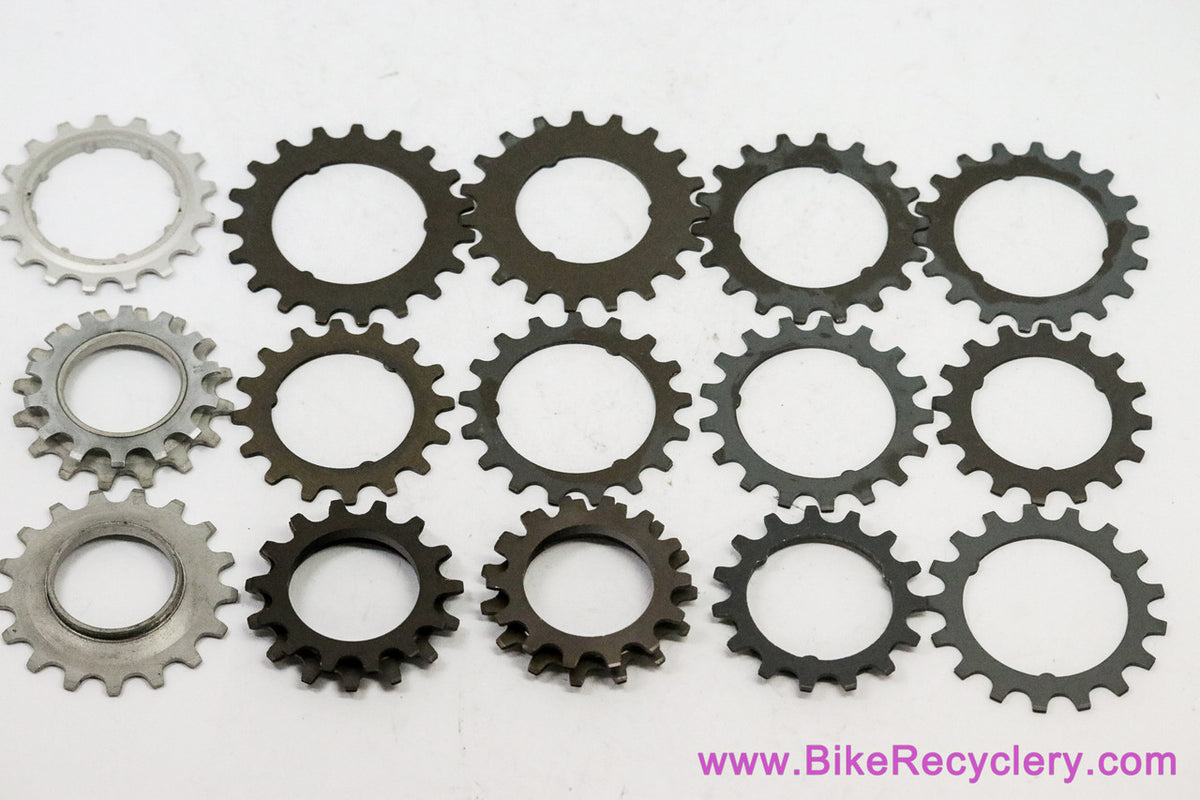 NOS Zeus 2000/Criterium + Maillard 700 Alloy Cog LOT: 18pc - 1st/2nd Position & Larger Cogs - 14t up to 19t