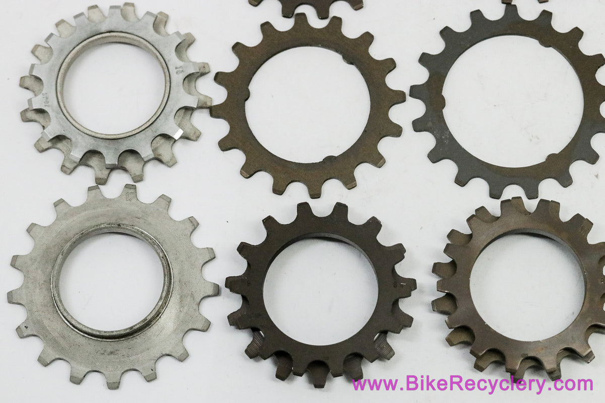NOS Zeus 2000/Criterium + Maillard 700 Alloy Cog LOT: 18pc - 1st/2nd Position & Larger Cogs - 14t up to 19t