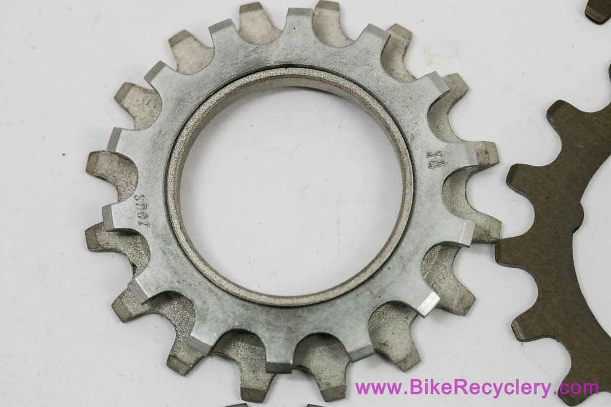 NOS Zeus 2000/Criterium + Maillard 700 Alloy Cog LOT: 18pc - 1st/2nd Position & Larger Cogs - 14t up to 19t