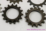 NOS Zeus 2000/Criterium + Maillard 700 Alloy Cog LOT: 18pc - 1st/2nd Position & Larger Cogs - 14t up to 19t