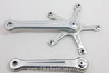 NOS Campagnolo Super Record Crank Arms: 165mm, 144 BCD, Chainring Bolts/Dust Caps 1985