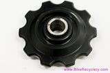 NOS Huret Jockey Wheels: 10t - Black (Sold Individually, no cover plates)