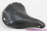 Brooks B17s Leather Saddle: Broken In Sitbone Indents - Black (EXC)