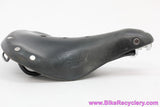 Brooks B17s Leather Saddle: Broken In Sitbone Indents - Black (EXC)