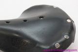 Brooks B17s Leather Saddle: Broken In Sitbone Indents - Black (EXC)