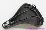 Brooks B17s Leather Saddle: Broken In Sitbone Indents - Black (EXC)