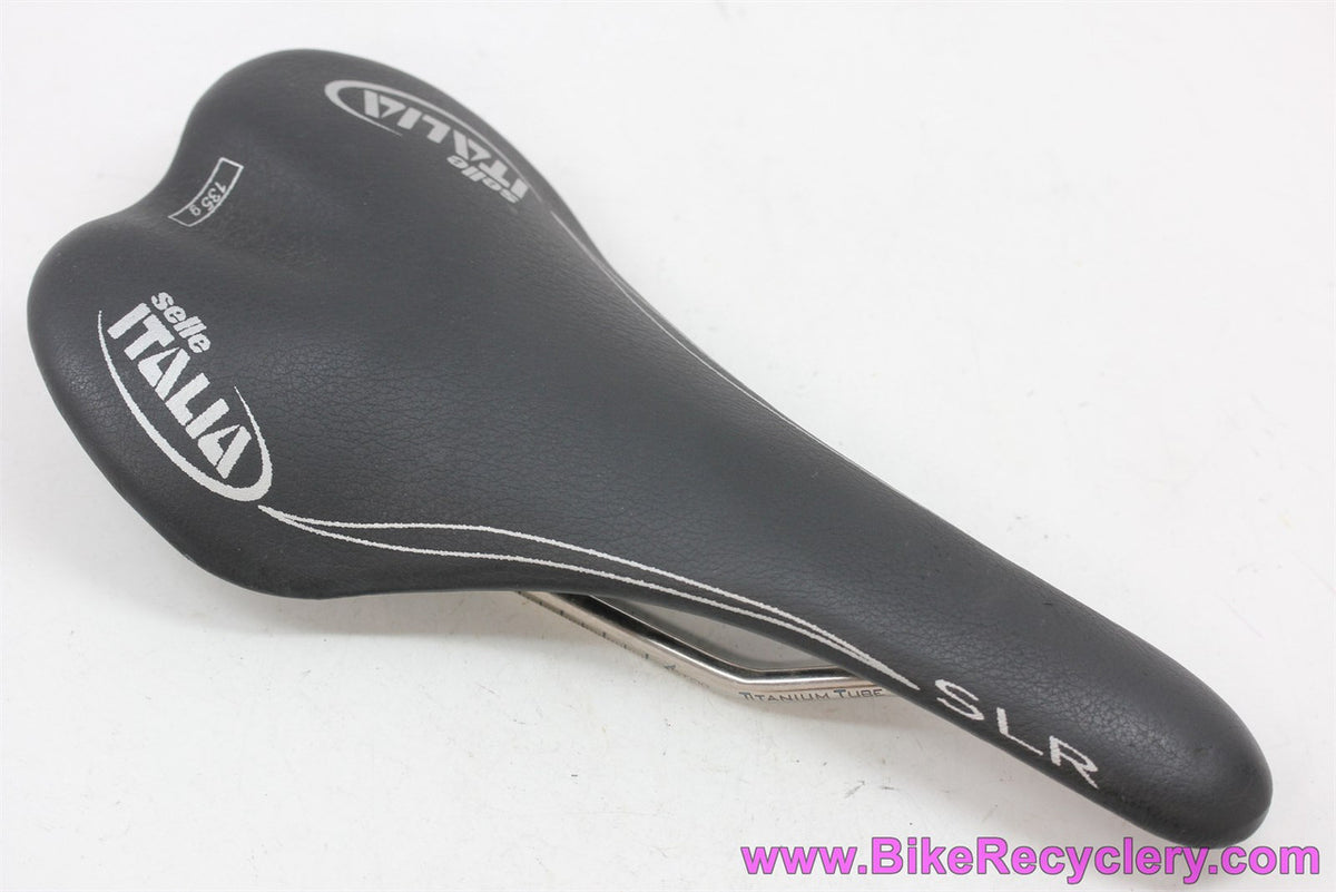 Selle Italia SLR Team Titanium Saddle: 135 grams! Black (NEW)