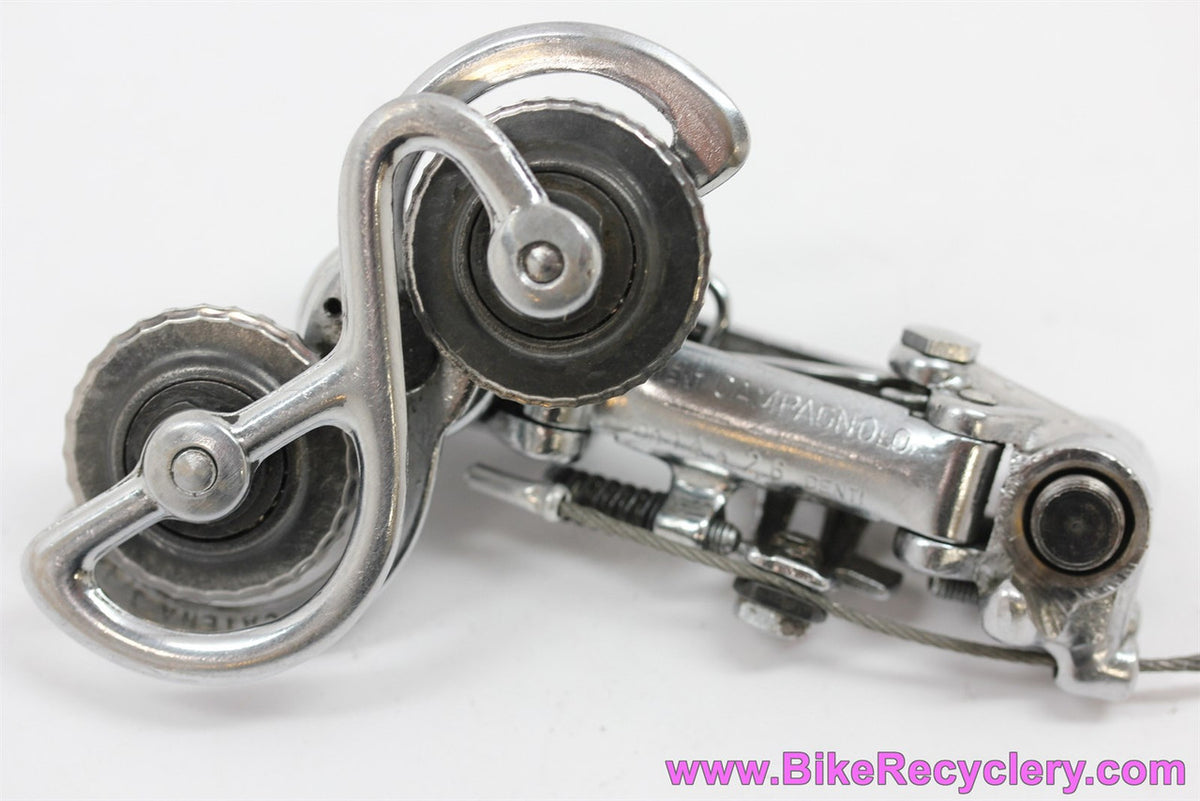 Campagnolo Gran Sport Rear Derailleur: Steel Plated Bronze - 1950's-1960's - 1012/4 (Near Mint)