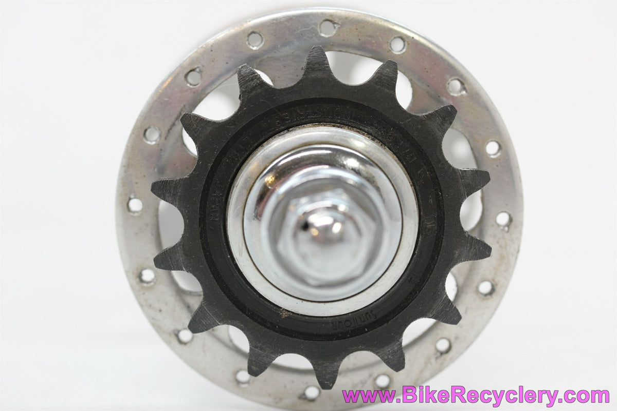 Campagnolo Nuovo Record Pista High Flange Rear Hub: 32H -1036/A - (EX+
