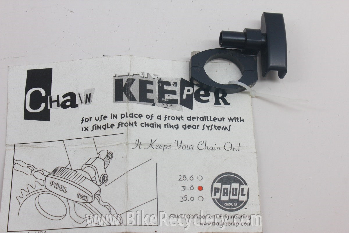 Paul Chain Keeper: Black, 31.8mm NEW