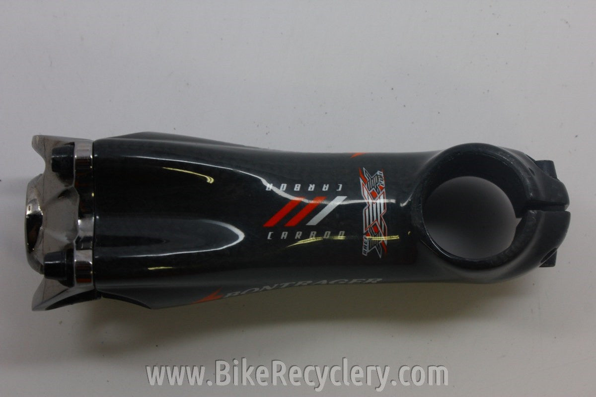 Bontrager XXX Race Lite Carbon Stem: 110mm x 31.8, 12 Degree, Black