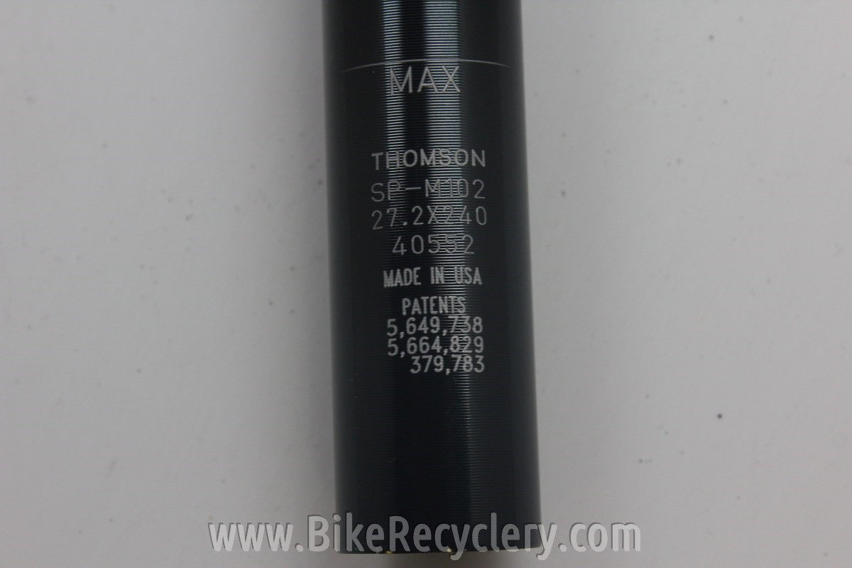 Thompson Masterpiece Seatpost: 27.2mm x 240mm, NEW