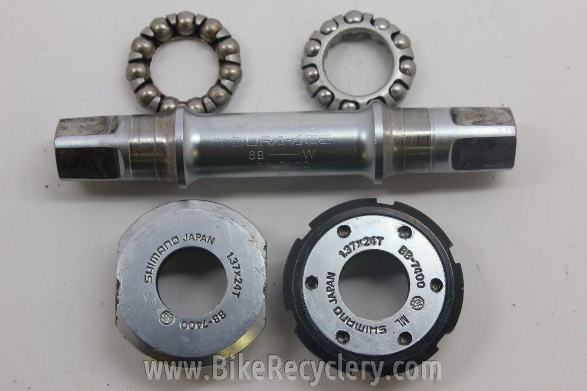 Shimano Dura Ace NJS Stamped Bottom Bracket: BB-7400, 112mm x 68mm