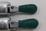 Suntour BarCon Bar End Shifters: GREEN CAMPAGNOLO COVERS 5/6/7 speed Retro Friction