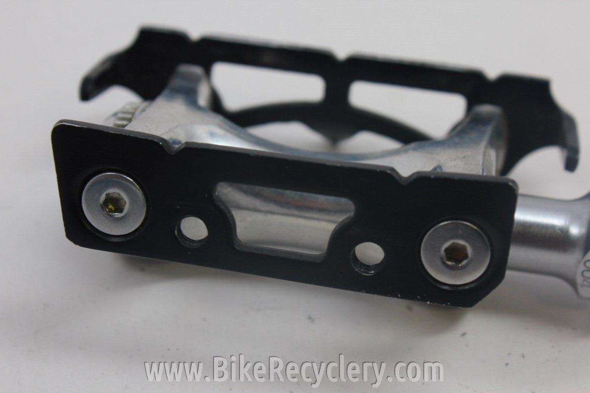 Specialized Track Pedals; 1980's Black/Silver