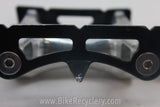 Specialized Track Pedals; 1980's Black/Silver