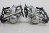 Specialized Track Pedals; 1980's Black/Silver