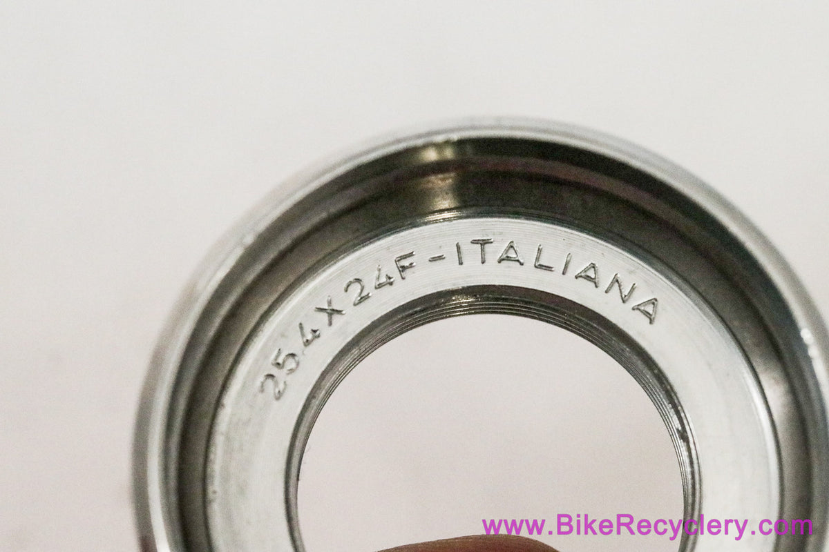 NOS Campagnolo Triomphe Headset: Italian - No Logos! Chrome