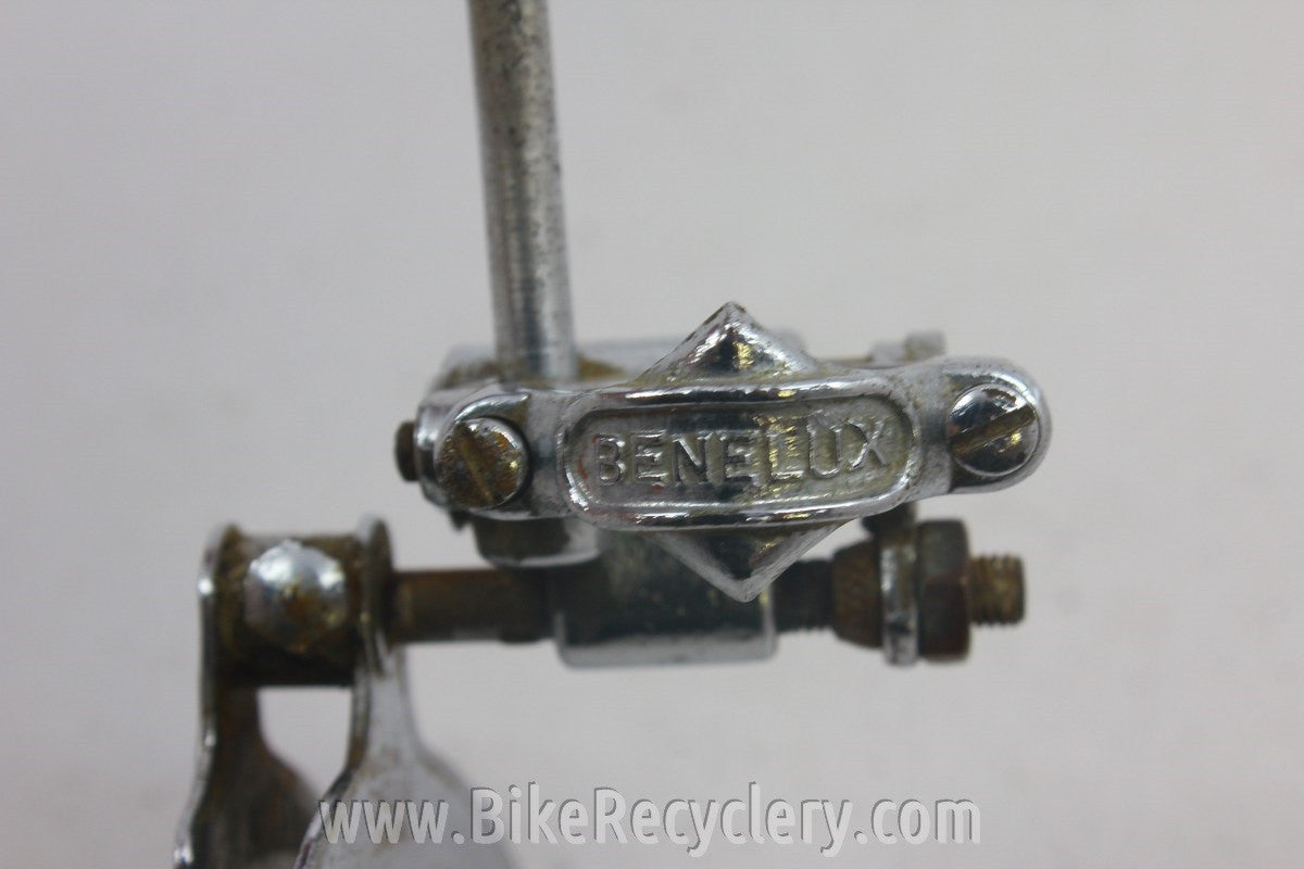 Cyclo Benelux Front Derailleur: Rod / Lever Type, 1950's
